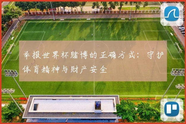 举报世界杯赌博的正确方式：守护体育精神与财产安全