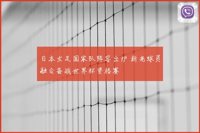 日本女足国家队阵容出炉 新老球员融合备战世界杯资格赛